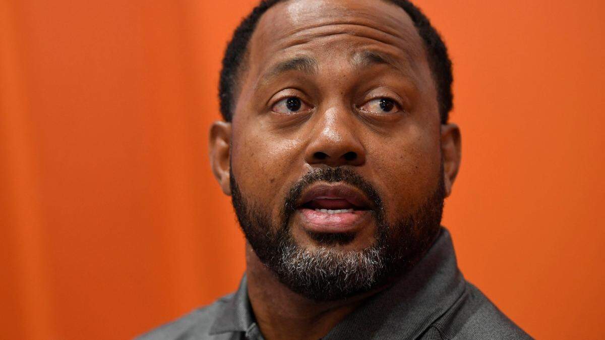 Clemson defensive backs coach Mike Reed answers questions during ClemsonÕs football media day at ClemsonÕs ReeveÕs Football Facility Tuesday, July 20, 2021. Bart Boatwright/Special to The State