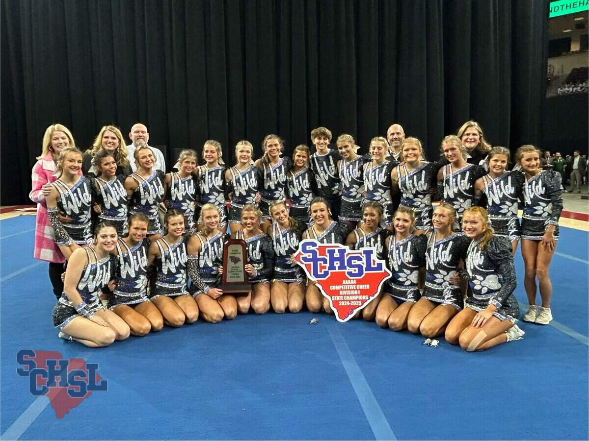 Lexington win the 2024 Class 5A Division I competitive cheerleading championship on Saturday, Nov. 23, 2024.