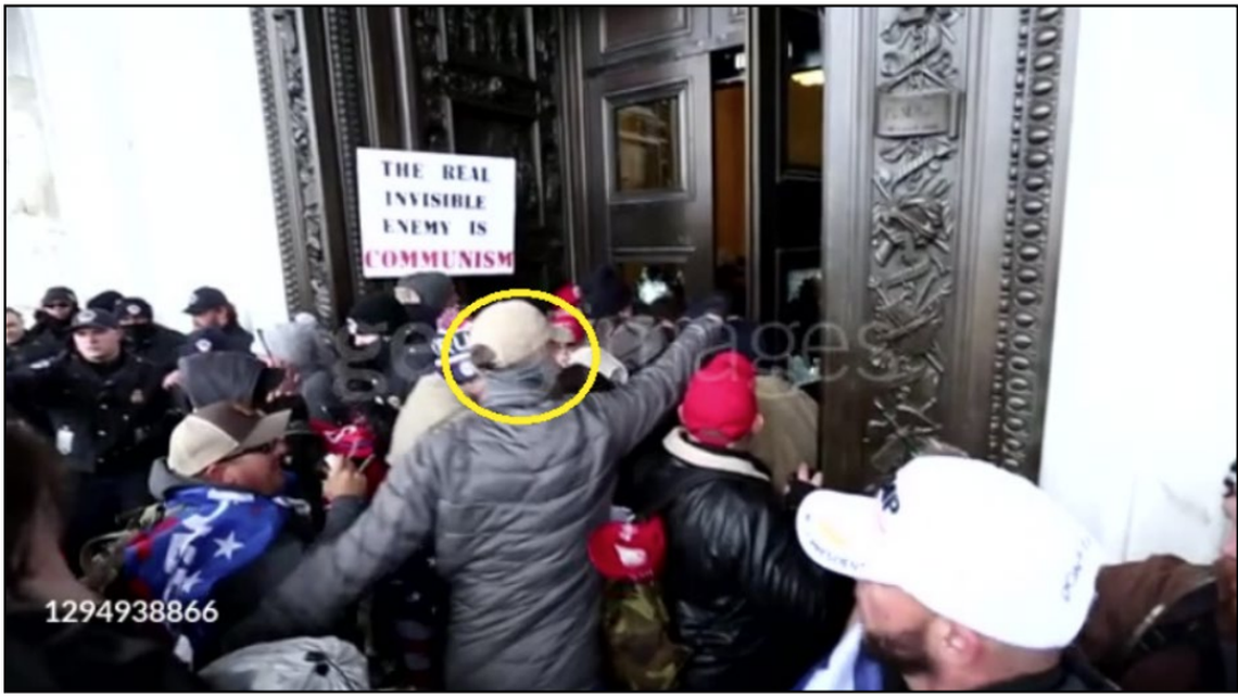 Tyler Dykes, of Bluffton, SC, was sentenced to 57 months in prison on July 19, 2024, by a federal judge for attacking police in the Jan. 6 Capitol riot.