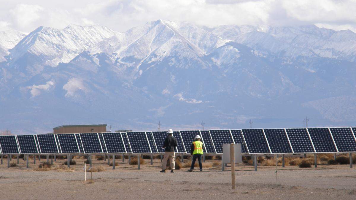 Solar farms, similar to this one in Colorado, are being built in South Carolina