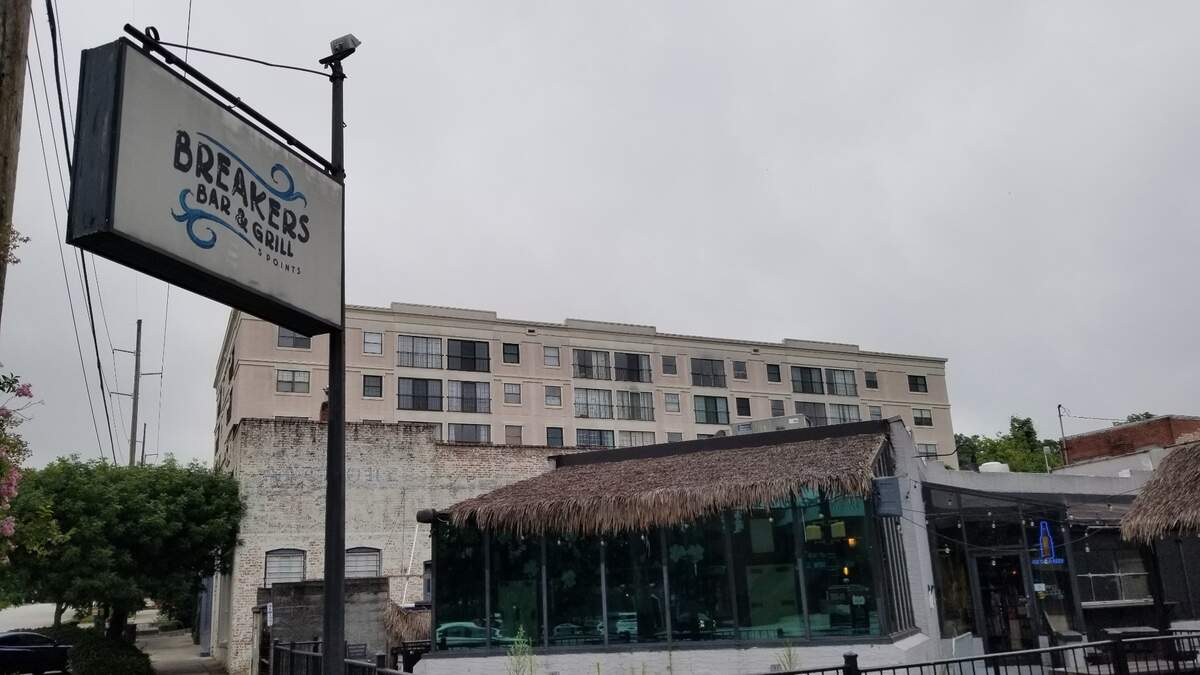 The Hot Dog Hop chose Breakers Bar and Grill in Five Points as one of their locations. 