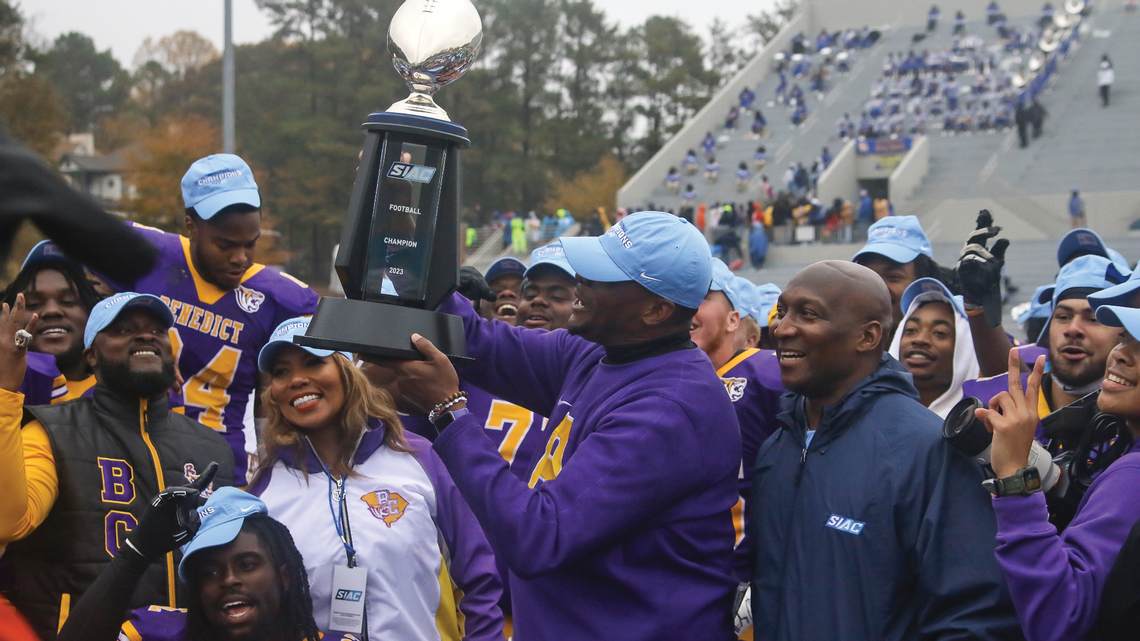 Back-to-back: Benedict football wins another conference championship