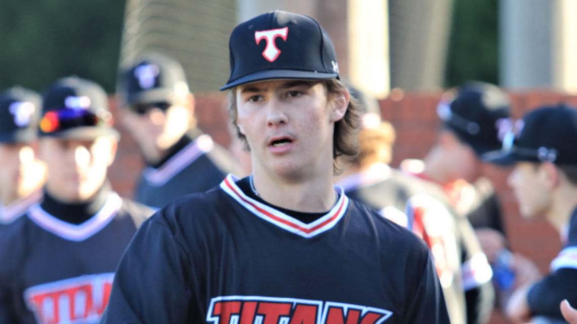 Clemson quarterback Bubba Chandler was drafted in the first round of the MLB Draft on Sunday.
