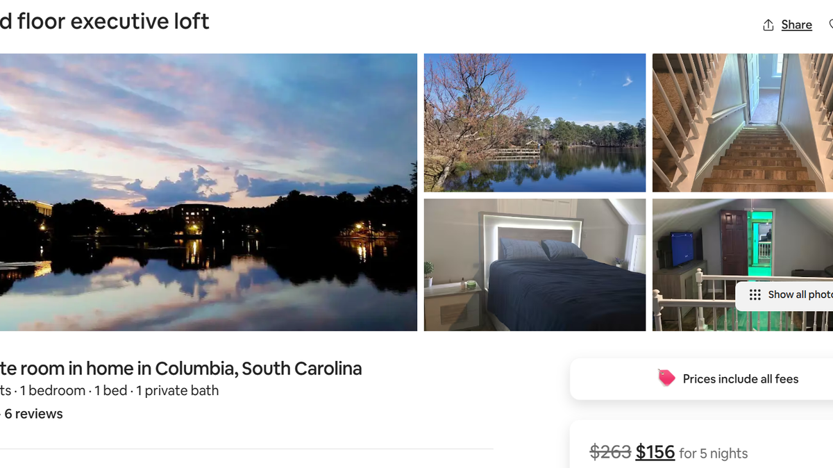 Airbnb rental in Columbia