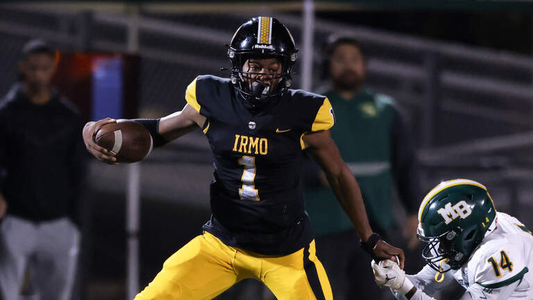Photos: Irmo football battles Myrtle Beach in 2023 playoffs