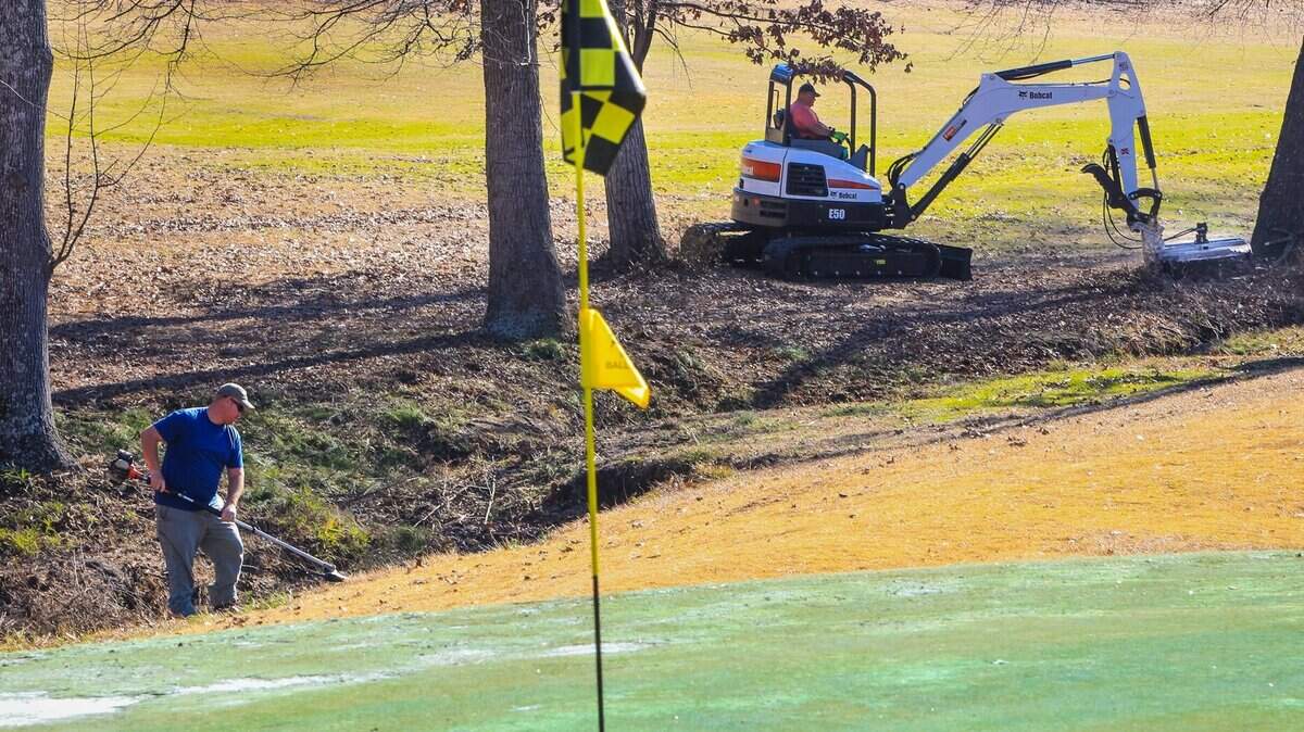 From 2015: Northwoods Golf Course, under new ownership, begins course improvements.