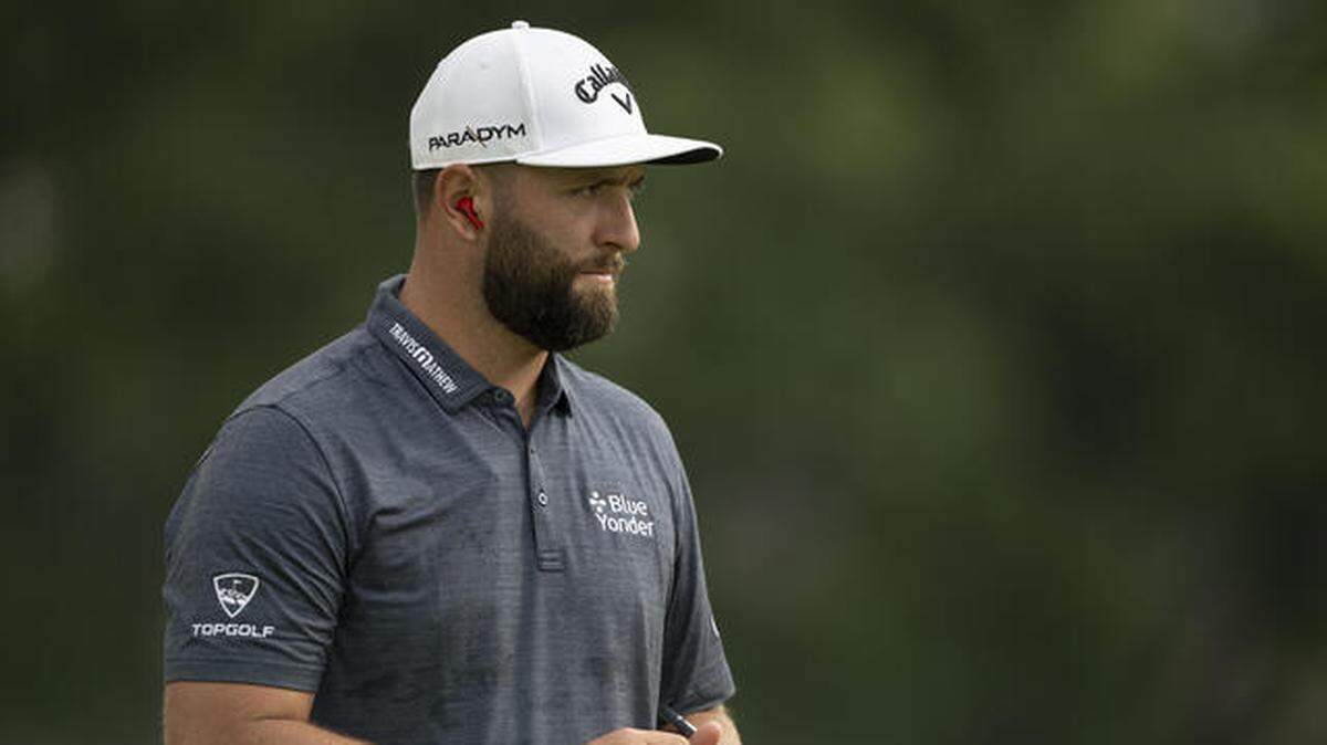 Jon Rahm of Spain on the Tournament Practice Area ahead the first round of the 2023 Masters Tournament at Augusta National Golf Club, Thursday, April 6, 2023.