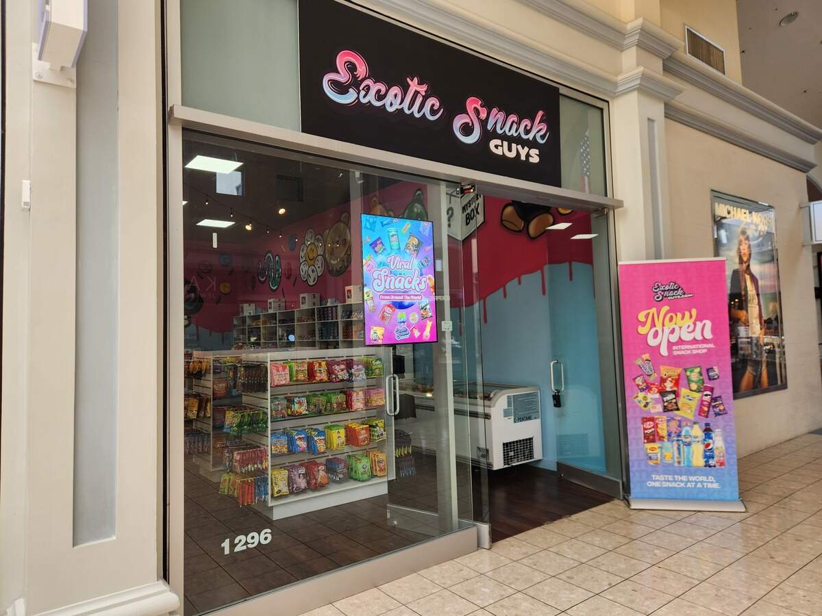 Exotic Snack Guys is now open in the Columbiana Centre mall.