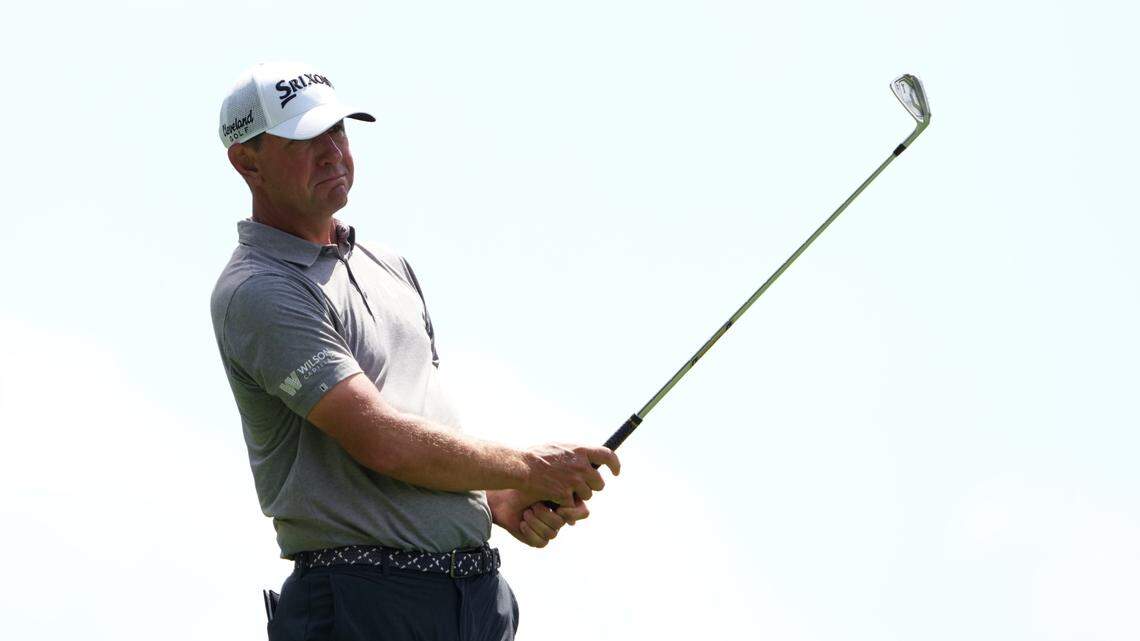 Lucas Glover posts his best first-round score at the Masters. It was no cakewalk