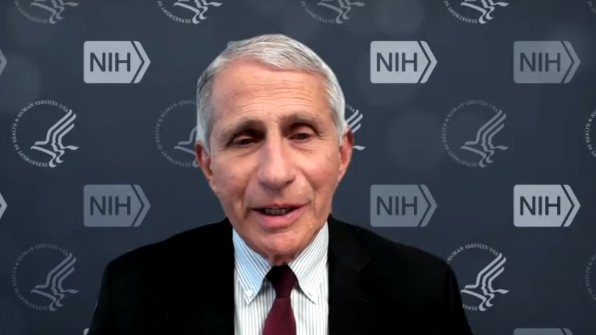 Dr. Anthony Fauci speaks virtually Tuesday to members of the U.S. Conference of Mayors, including Columbia Mayor Steve Benjamin.