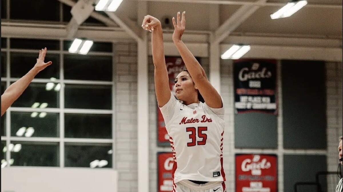 USC 2026 signee Kaeli Wynn playing at Mater Dei High School.
