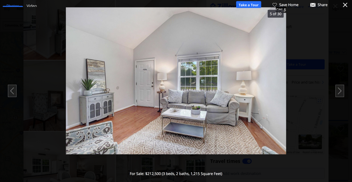 The interior is freshly repainted, a new HVAC system was installed and the back deck was rebuilt in 2019.