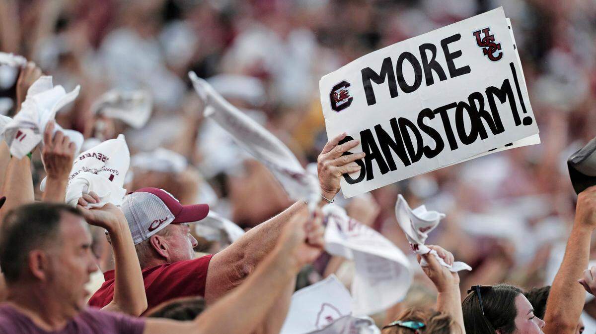South Carolina has seven home games this season.