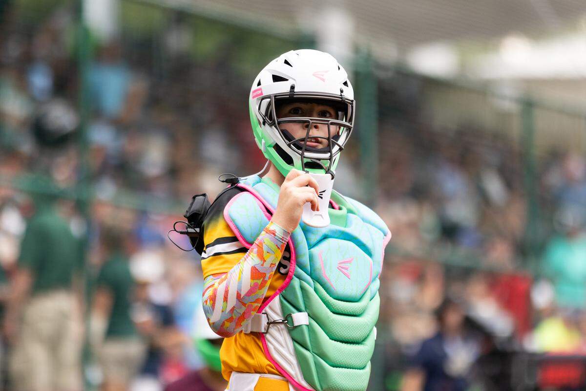 Andrew Bogan [#12] at the Little League World Series 