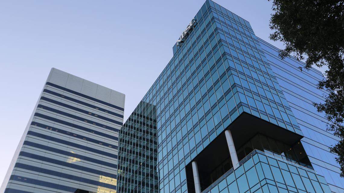 Halls Chophouse will open Dec. 3, 2018, in the Main and Gervais building, pictured on the right. It takes over the space formerly occupied by the Oak Table restaurant.