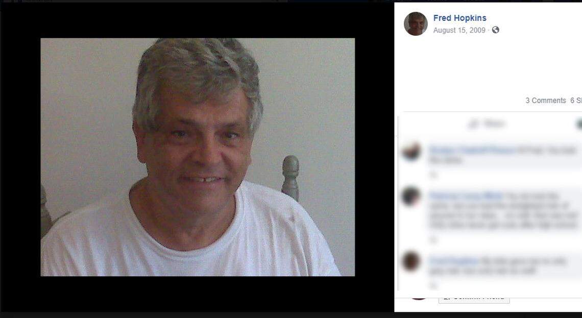 Fred Hopkins Jr. of Florence, pictured in this screen shot from social media, is charged with one count of murder and six counts of attempted murder.
