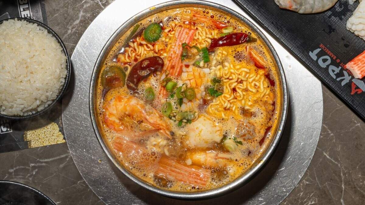KPot Korean BBQ and Hot Pot will open Feb. 19 at 480-2 Town Center Place in the Village at Sandhill in northeast Columbia.
