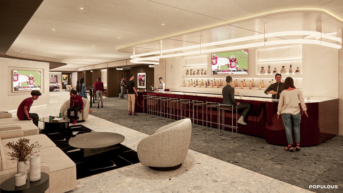 Rendering of what the Founders Club could look like at Williams-Brice.