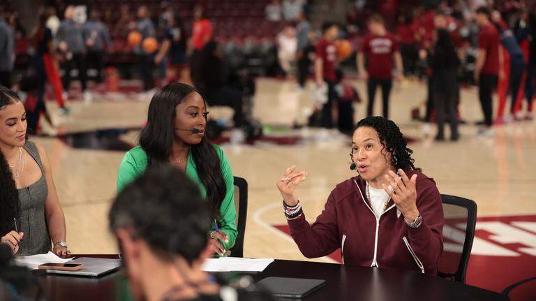 Photos: ESPN’s GameDay broadcasts from Colonial Life Arena.