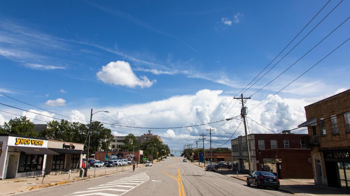 The southern stretch of Main Street in Columbia, South Carolina on Friday, August 5, 2022.