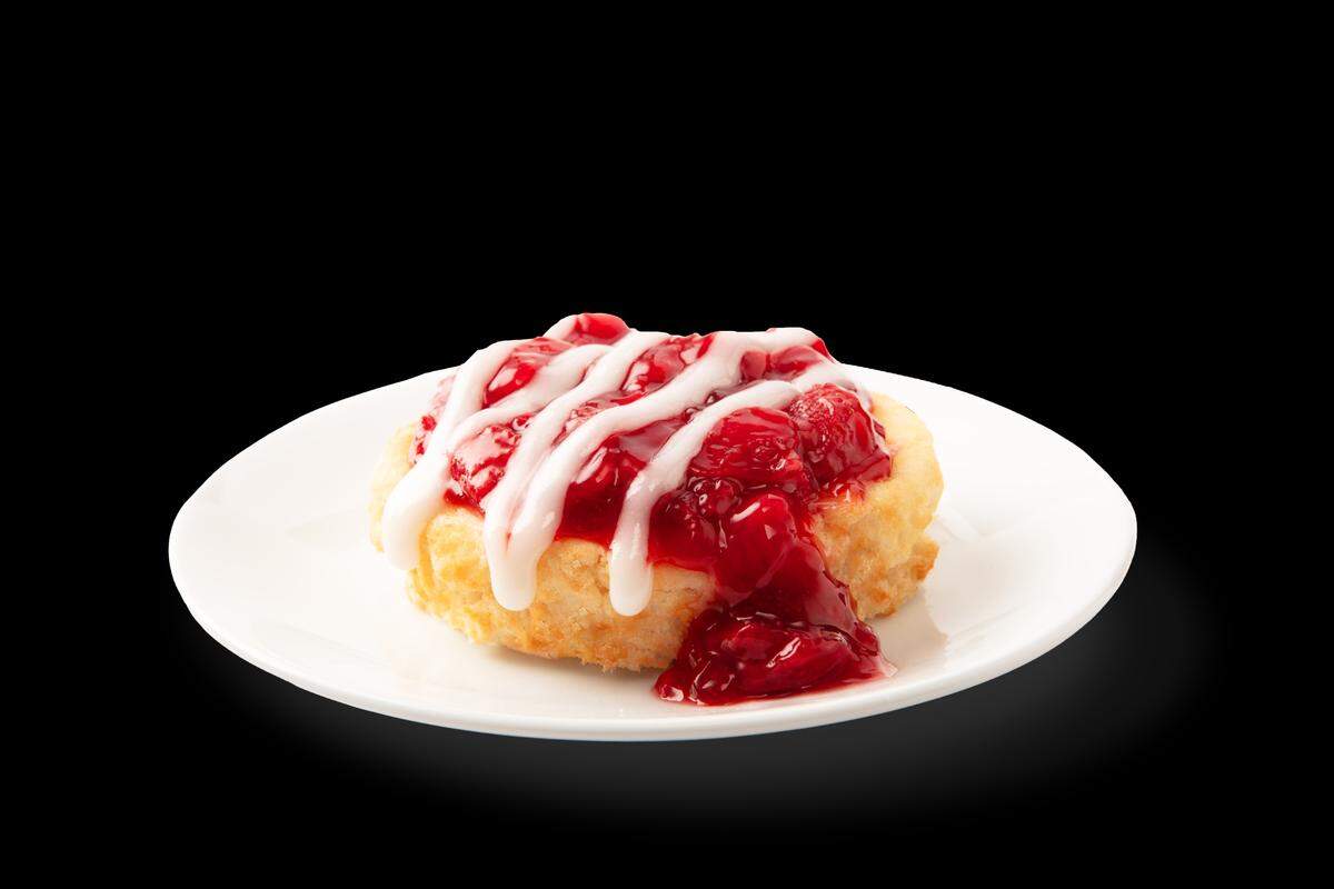 Strawberry cobbler from Bojangles.
