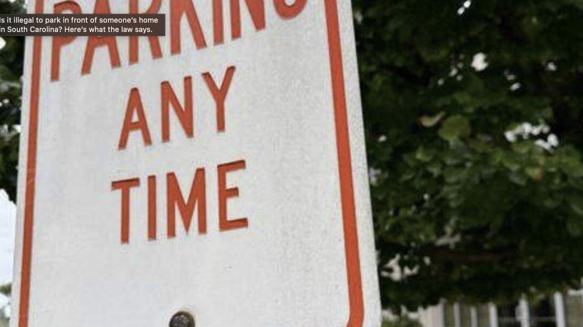 Is it legal to park in front of a South Carolina house on Thanksgiving? Here’s the law.