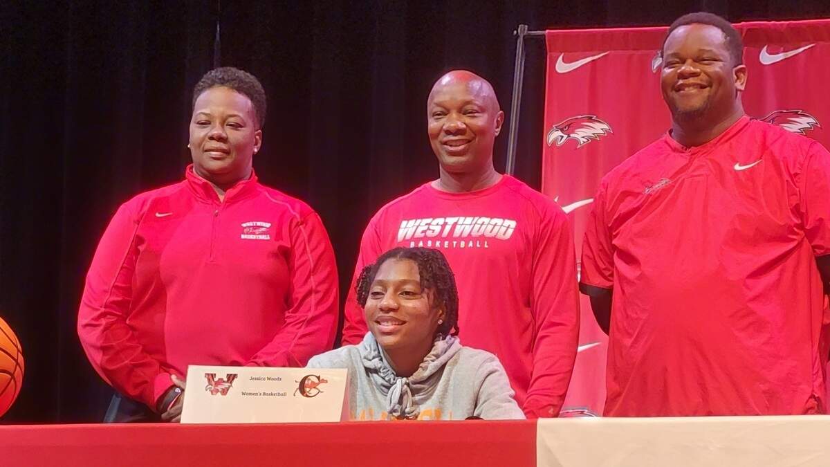 Westwood guard Jessica Woods signs Wednesday to play basketball with Campbell University.