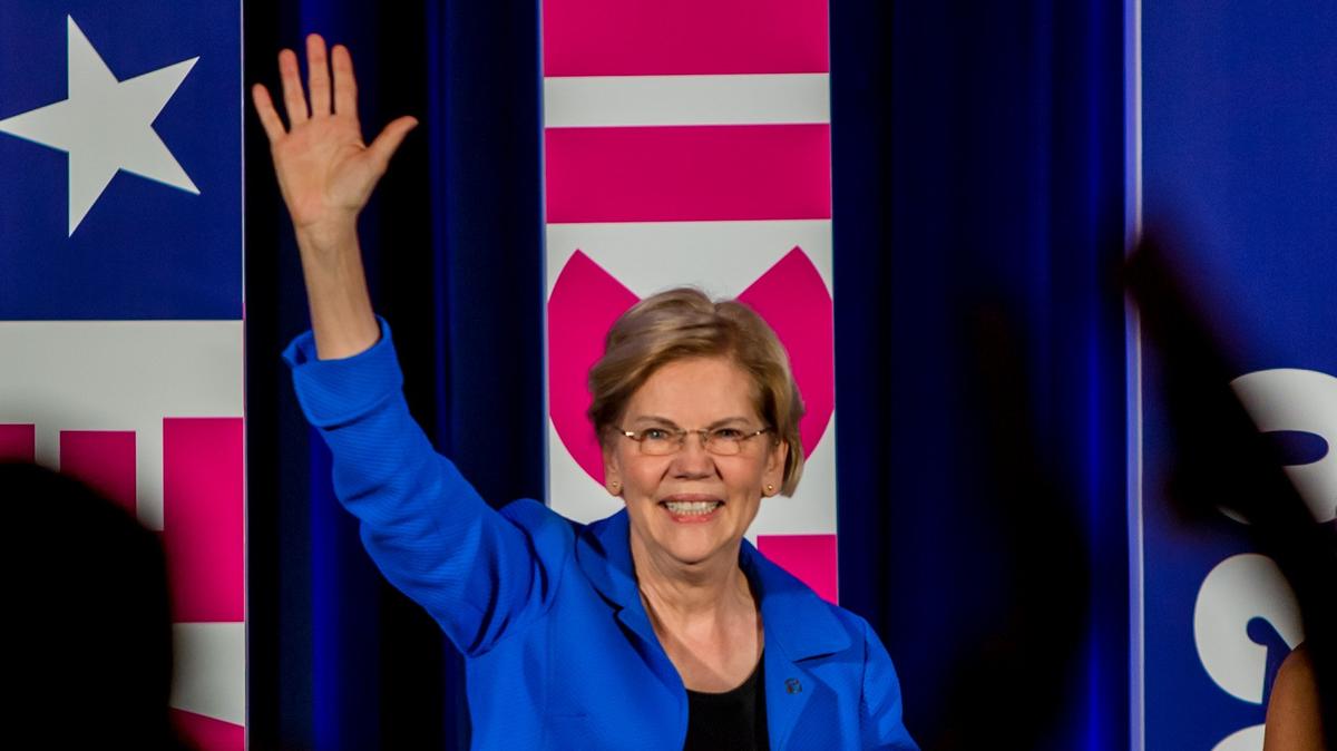 Senator Elizabeth Warren speaks at the Planned Parenthood Action Fund’s We Decide: 2020 Election Membership Forum at the USC Alumni Center in Columbia, SC.