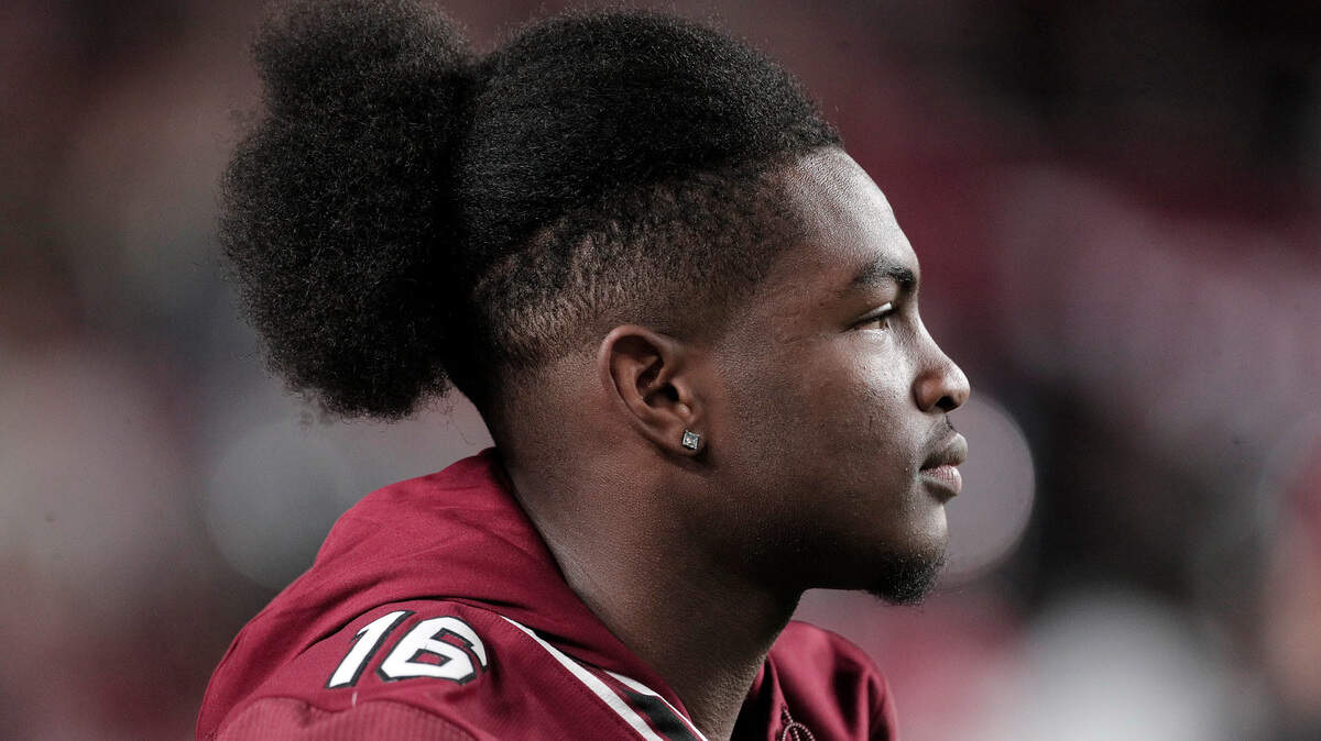 South Carolina’s Corey Rucker during warmups ahead of the Gamecocks’ Oct. 22, 2022 game against Texas A&M at Williams-Brice Stadium.
