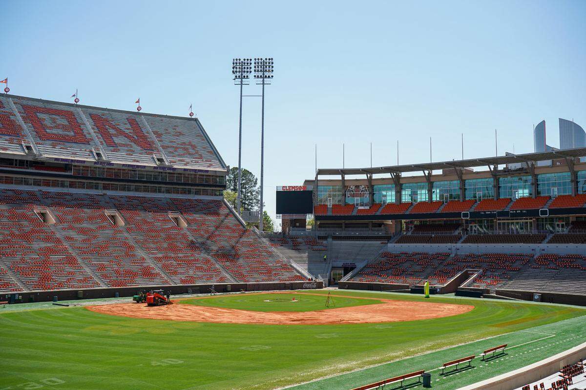 Clemson is hosting the Savannah Bananas at Memorial Stadium on April 26