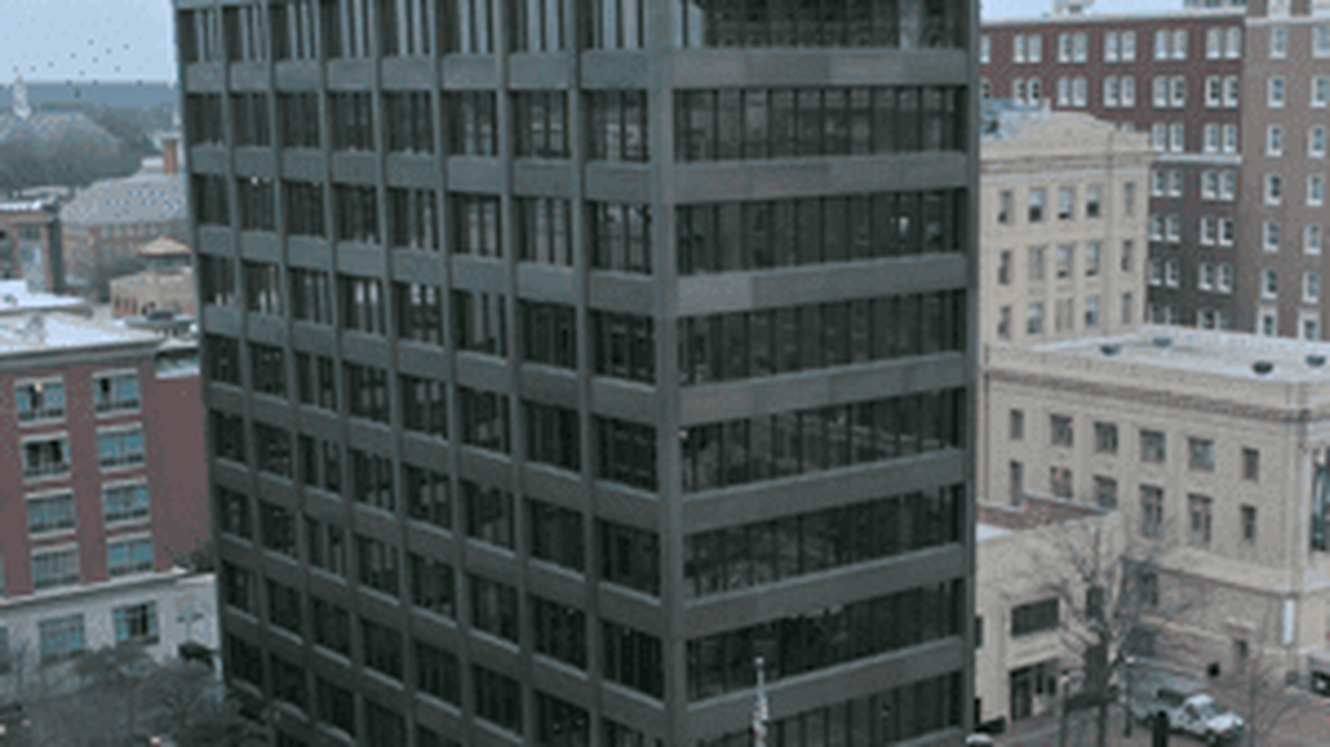 Greenville City Hall was built in the 1970s.