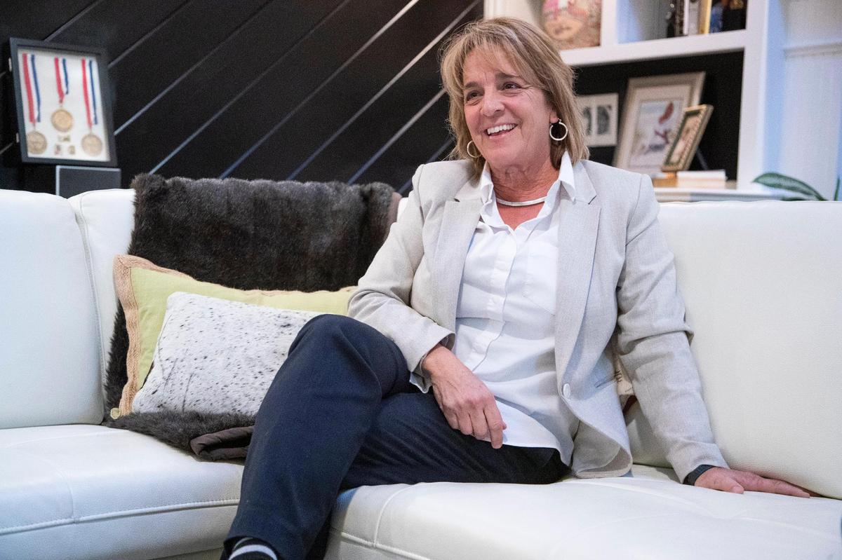 Charleston County sheriff elect Kristin Graziano at her home on Friday, November 20, 2020. Graziano ran on an agenda of wide ranging reforms for the sheriff’s department, including reducing the department’s budget.