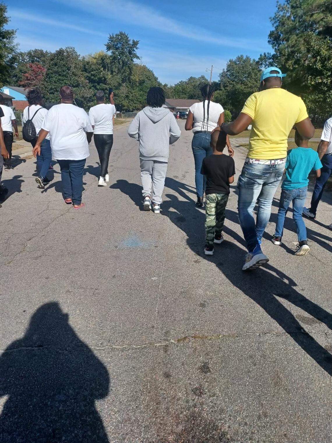 PAGGV held prayer walks in October in Columbia and West Columbia meant to bring awareness to and healing from community gun and gang violence.