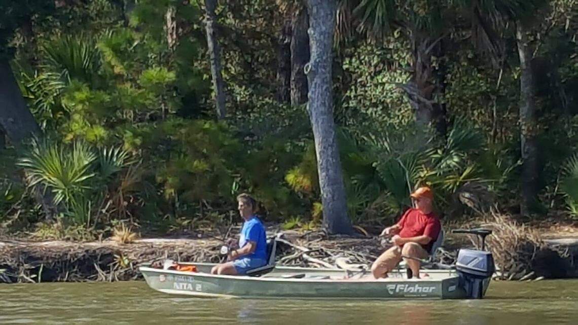 Billy Bailey, who grew up in York County, SC, south of Charlotte, was an avid fisherman. He died in 2017 from exposure to a toxic germ that scientists say is an increasing threat in coastal waters as sea level rises and the earth warms. Bailey is seen here in 2017 while at Edisto Beach, SC.