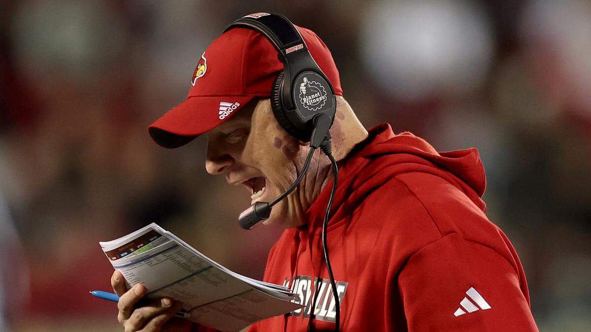 Louisville football coach Jeff Brohm and his No. 20 Cardinals host Clemson in a Friday night ACC clash with big implications on both sides.