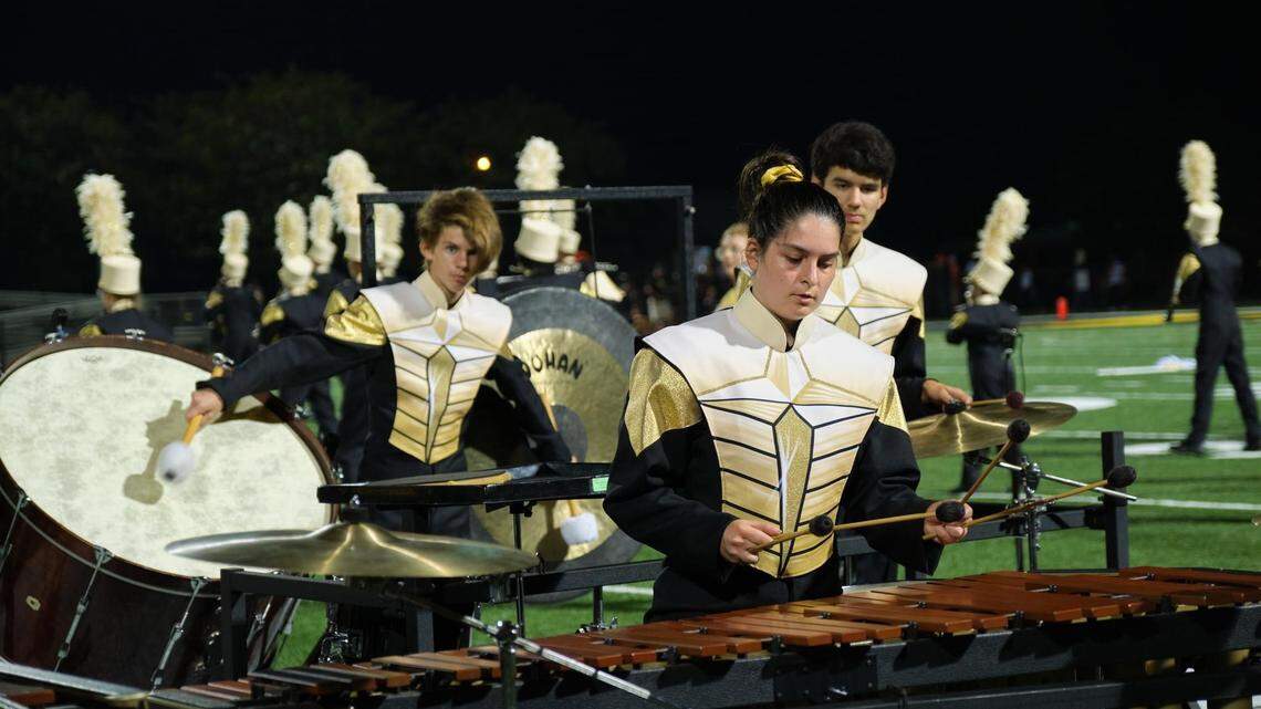 The Irmo High School marching band performs during the 2021 season