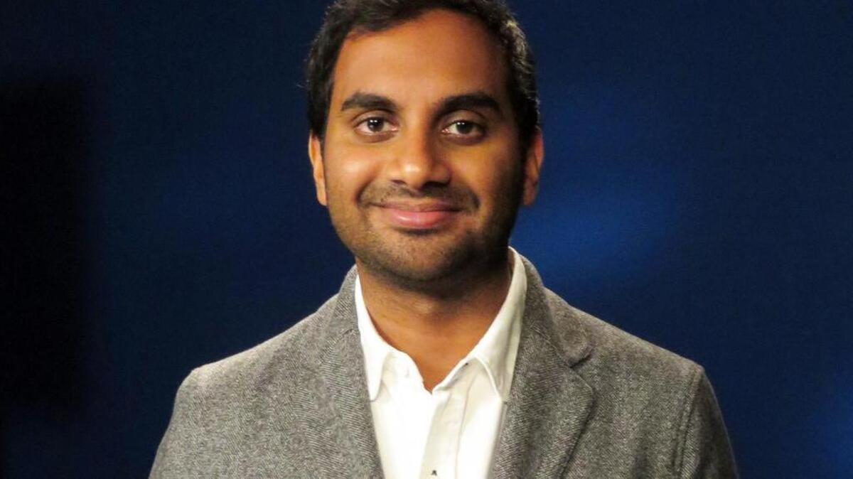 Actor-comedian Aziz Ansari