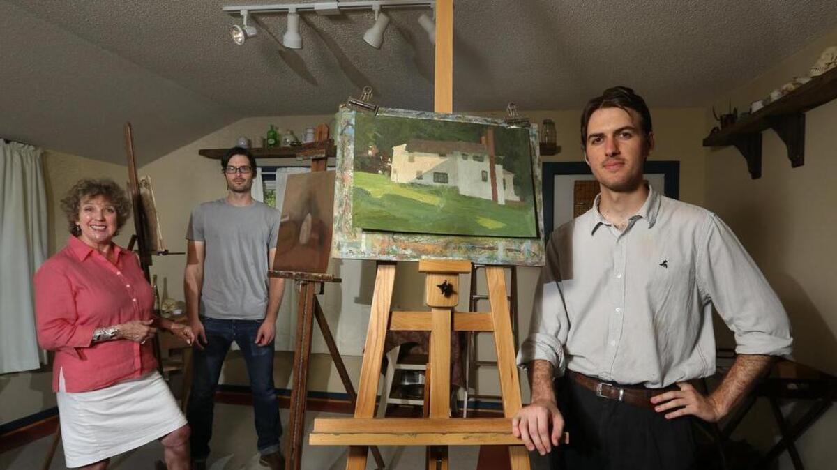 
Brian Rego, JohnHenry Tecklenburg and Robin O’Neil recently opened the Melrose School of Art. 
