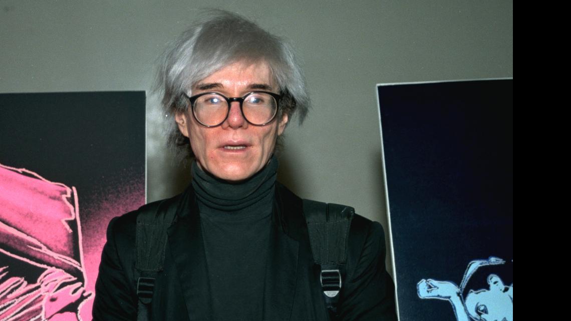 
**FILE**Pop artist Andy Warhol is shown in 1987. 
