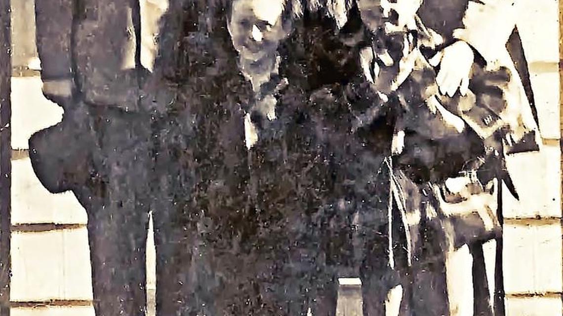 The Kelly family, about 1943.