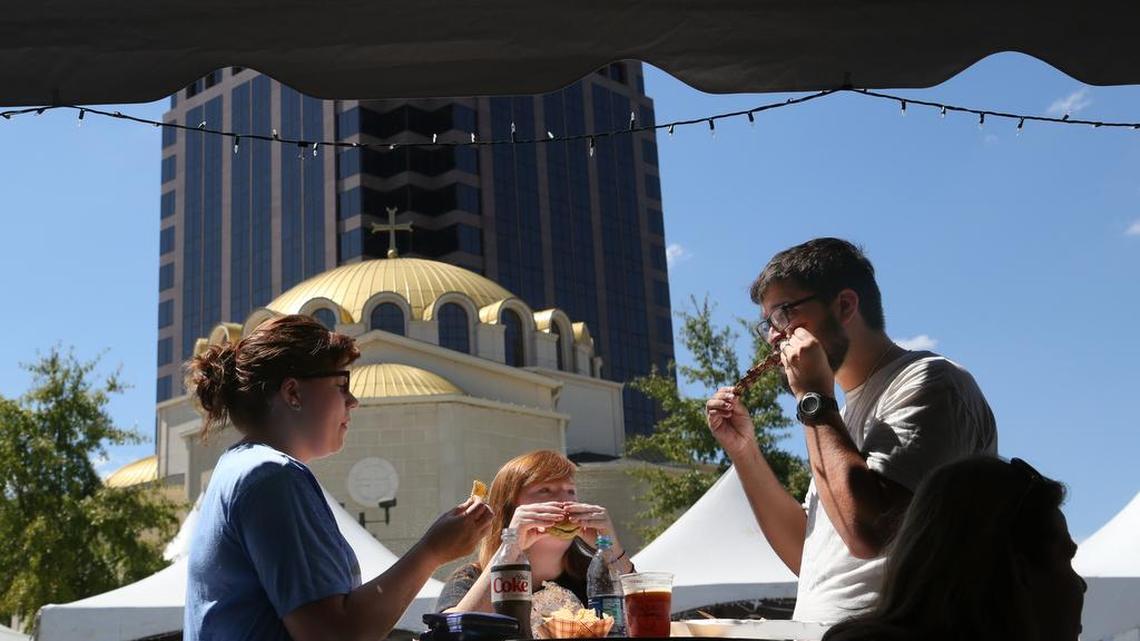 Up to $60,000 worth of equipment -- including multiple refrigerators -- has been stolen from Columbia’s Holy Trinity Greek Orthodox Cathedral, according to the Columbia Police Department. ..... Cassie Overcast, Ellen Clough and Ethan Overcast dine on traditional Greek food during the Holy Trinity Greek Festival in 2015.