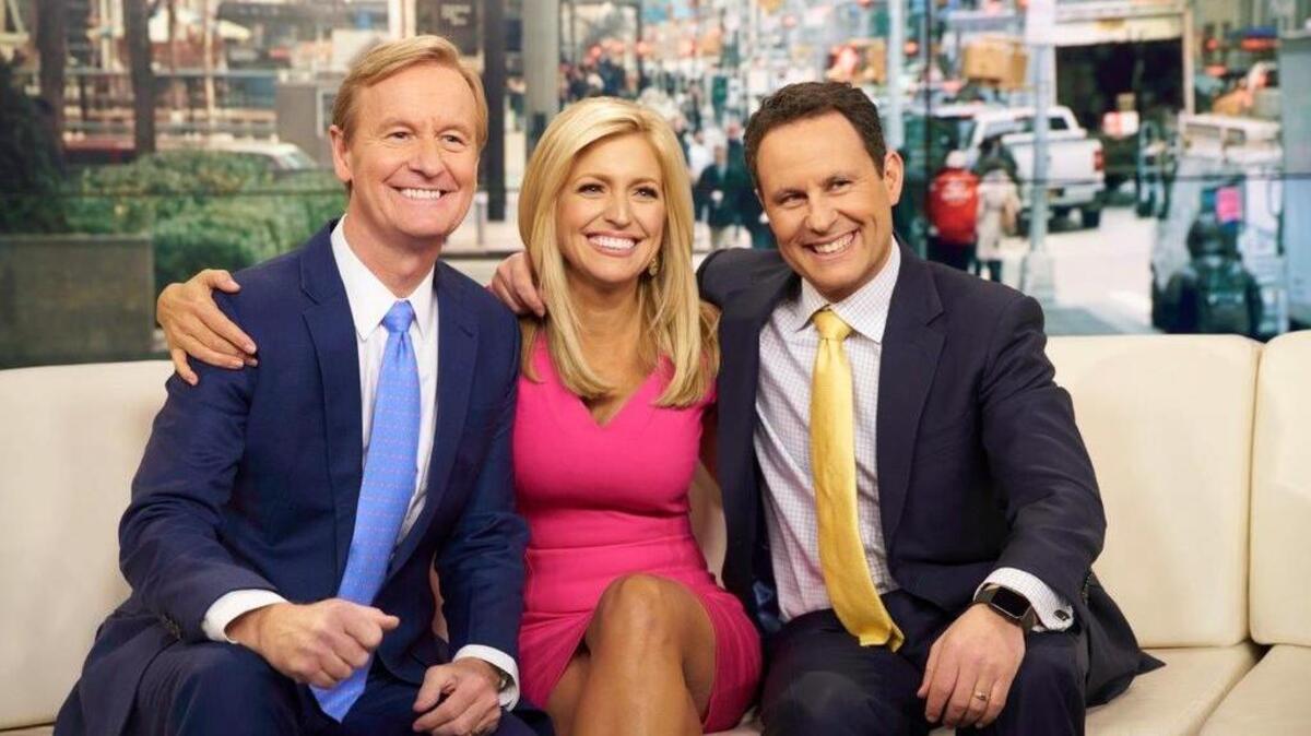 Columbia native Ainsley Earhardt will begin her role as co-host of “Fox & Friends” on Monday. She is pictured with cohosts Steve Doocy, left, and Brian Kilmeade.