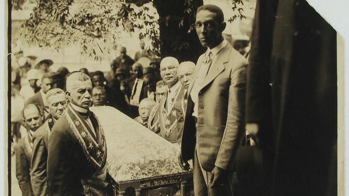 An undated African-American funeral, from the Minnie Walker Johnson Collection