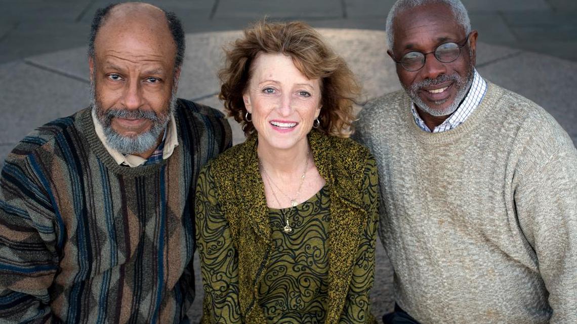 Authors of “We Are Charleston” (from left) Bernard Powers Jr., Marjory Wentworth and Herb Frazier.