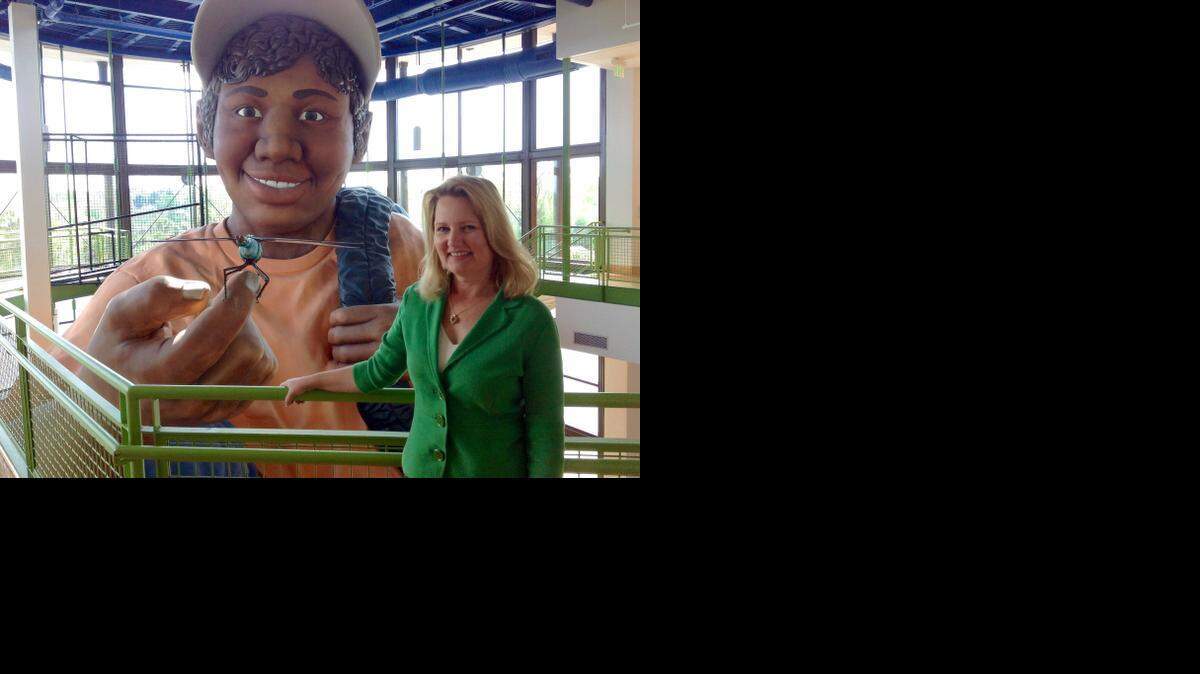 
Karen Coltrane, the new CEO at EdVenture Children’s Museum, is getting to know Eddie, the 40-foot kid, and the community in her first few months on the job. 
