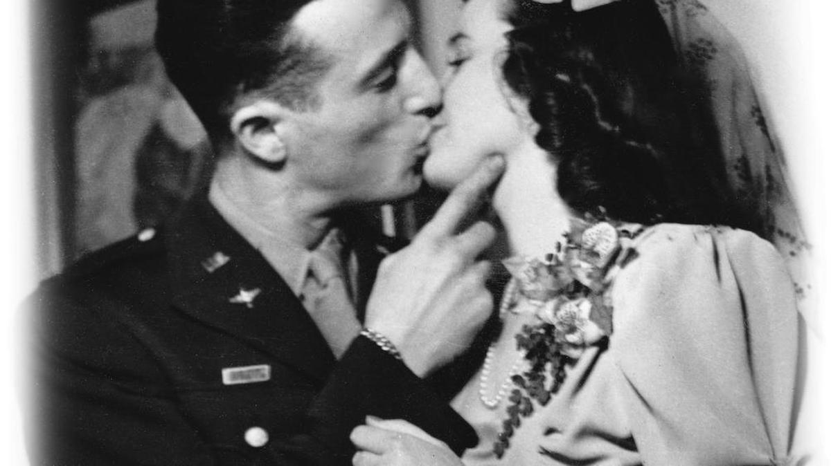 Herman and Hedy Allen at their wedding in Sweden.