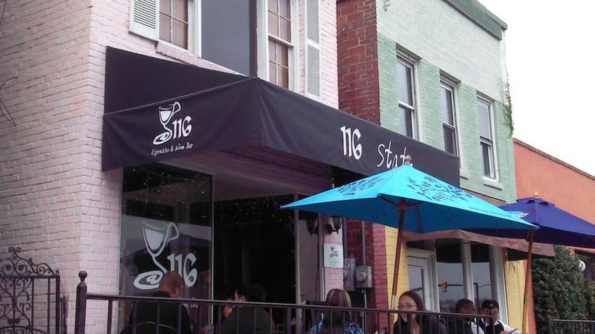 116 State Espresso & Wine Bar on State Street in West Columbia