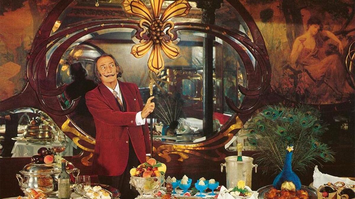 A spread from Salvador Dali’s cookbook ‘Dali: Les Diners de Gala.’