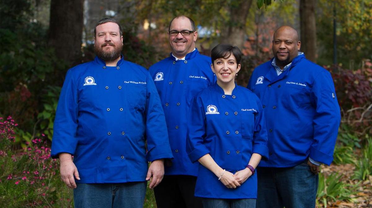 The 2017 SC Chef Ambassadors, announced at a Thursday news conference, are William Cribb, left, of Spartanburg; Adam Kirby of Pawleys Island; Amy Fortes of Rock Hill; and Sean Mendes of Charleston.