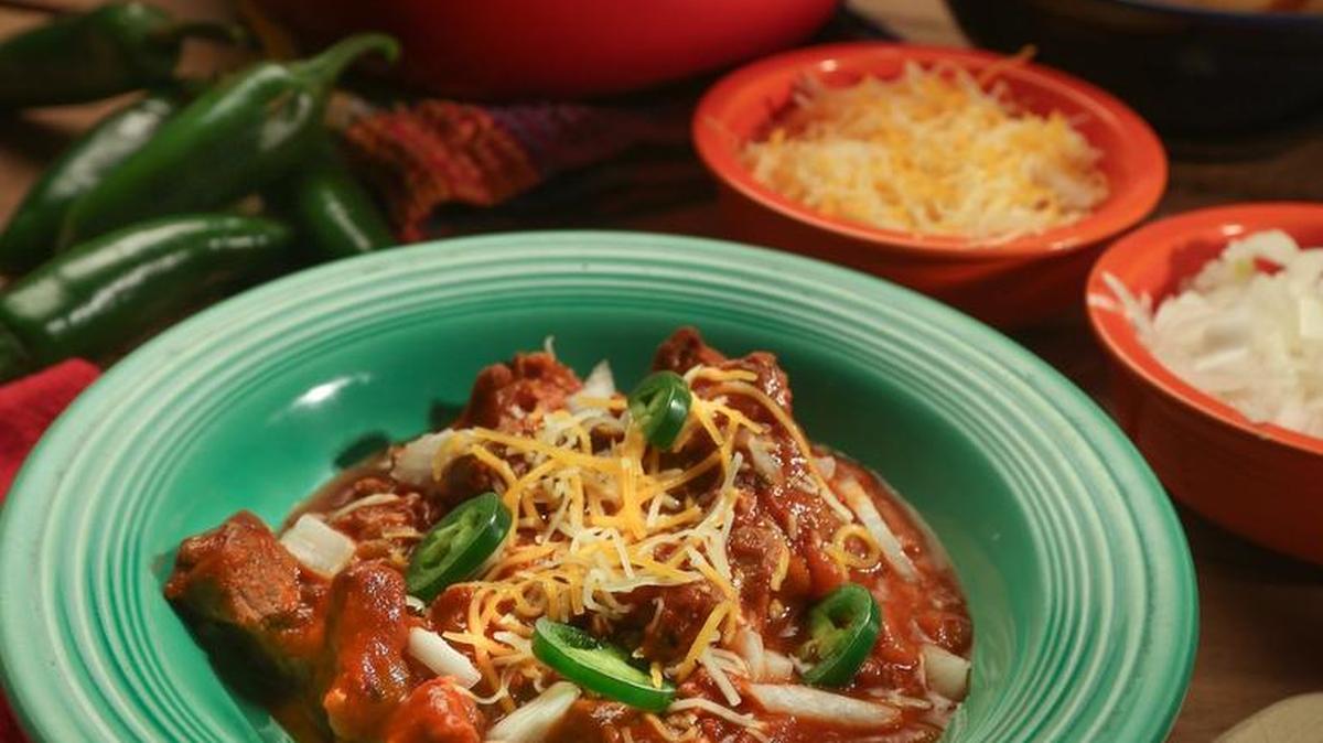 Get ready for Sunday’s Super Bowl with chili.